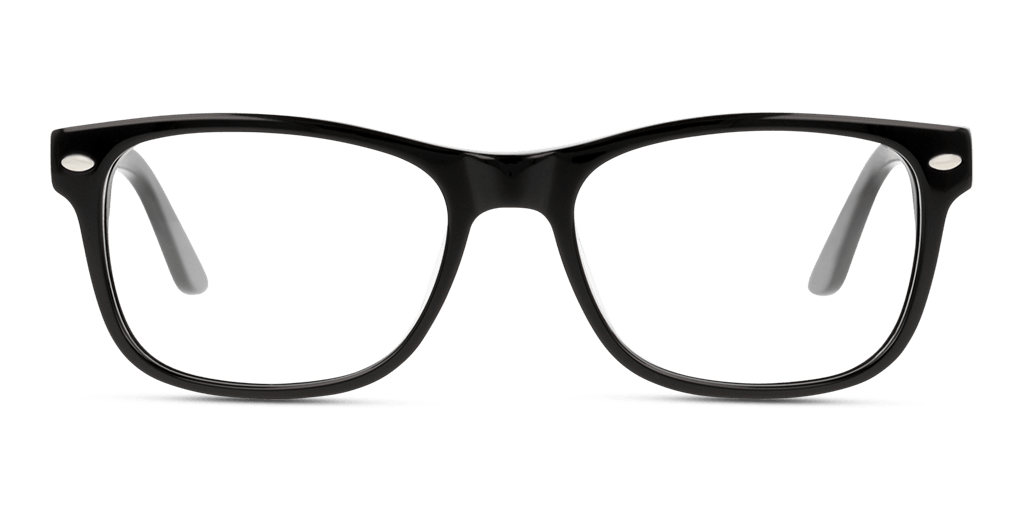 Unofficial UNOF0025 BB00 női téglalap alakú és fekete színű szemüveg