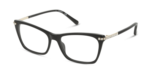 Swarovski SK5426 1 női téglalap alakú és fekete színű szemüveg