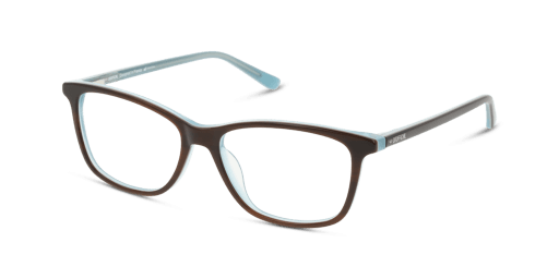 Unofficial UNOF0306 NN00 női téglalap alakú és barna színű szemüveg