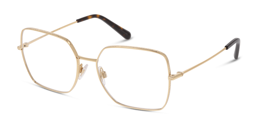 Dolce and Gabbana 0DG1323 női négyzet alakú és arany színű szemüveg