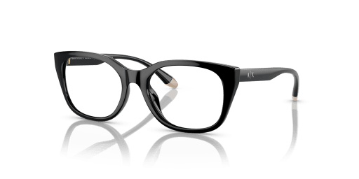 Armani Exchange 0AX3099U női négyzet alakú és fekete színű szemüveg