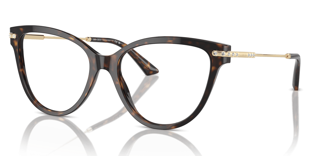 Jimmy Choo 0JC3001B női macskaszem alakú és havana színű szemüveg