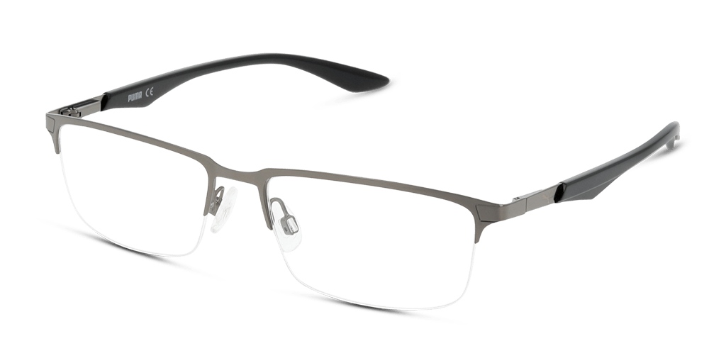 Puma PU0064O 3 férfi téglalap alakú és fekete színű szemüveg