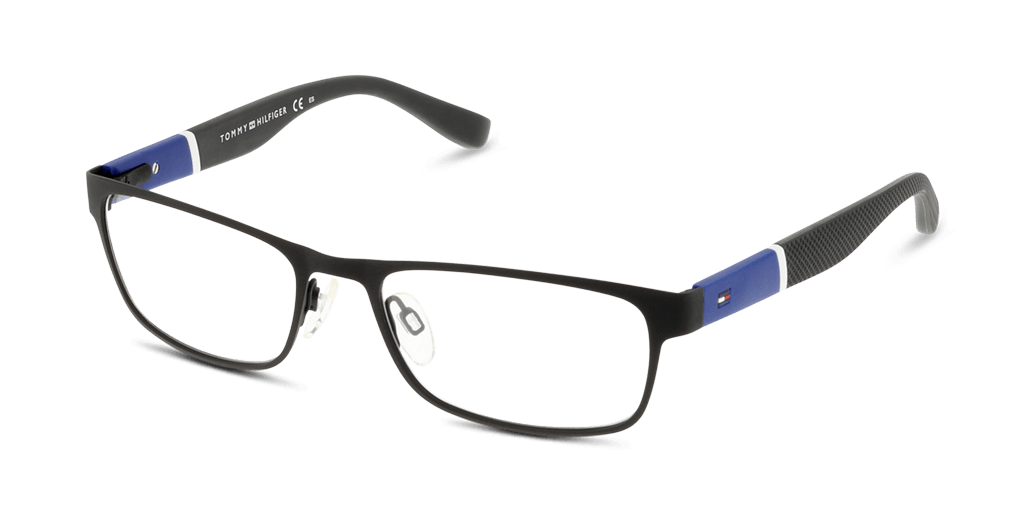 Tommy Hilfiger TH 1284 férfi téglalap alakú és fekete színű szemüveg