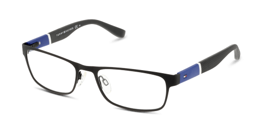 Tommy Hilfiger TH 1284 férfi téglalap alakú és fekete színű szemüveg