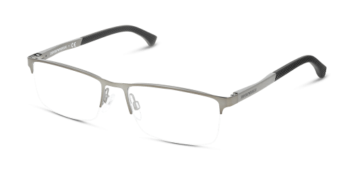 Emporio Armani 0EA1041 férfi téglalap alakú és ezüst színű szemüveg