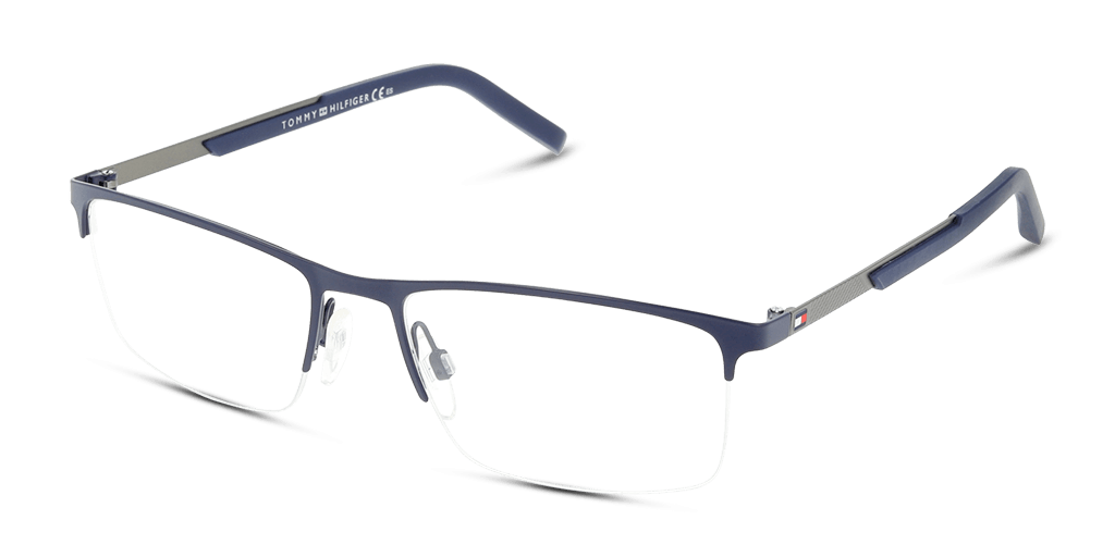 Tommy Hilfiger TH 1692 férfi téglalap alakú és kék színű szemüveg