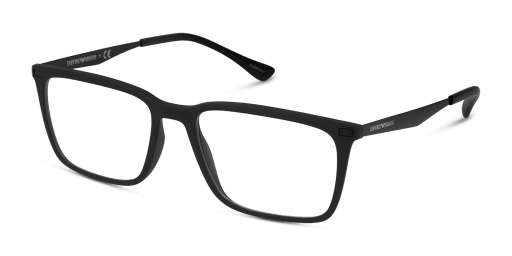 Emporio Armani EA3169 5042 férfi téglalap alakú és fekete színű szemüveg