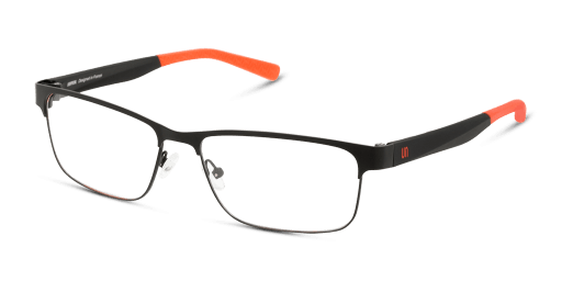 Unofficial UNOM0199 BR00 férfi téglalap alakú és fekete színű szemüveg