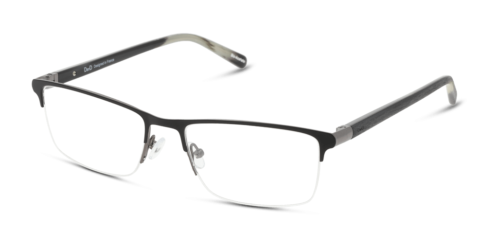 Dbyd DBOM5077 férfi téglalap alakú és fekete színű szemüveg