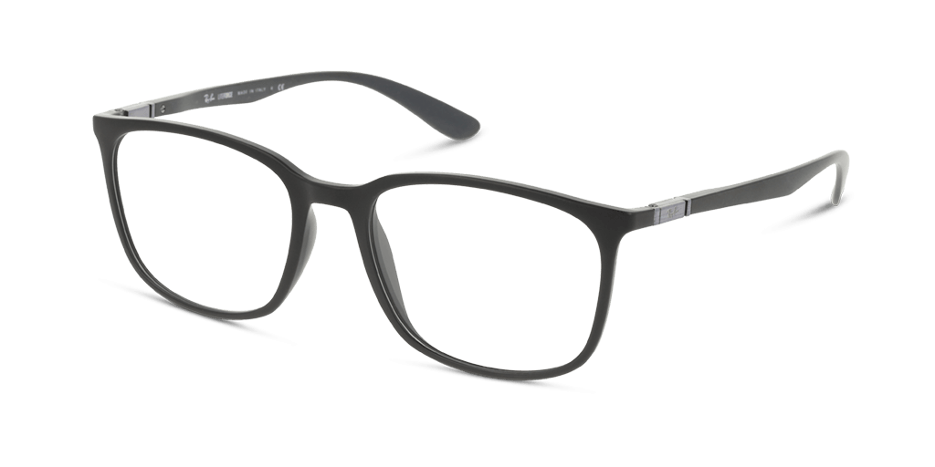 Ray-Ban 0RX7199 férfi négyzet alakú és fekete színű szemüveg