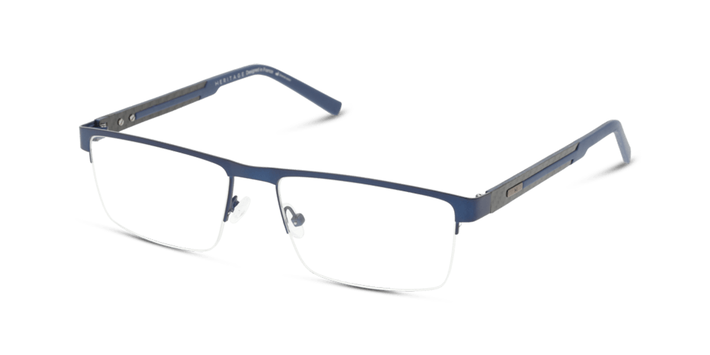 Heritage HEOM5009 CC00 férfi téglalap alakú és kék színű szemüveg