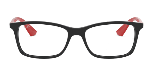 Ray-Ban 0RX7047 férfi téglalap alakú és fekete színű szemüveg