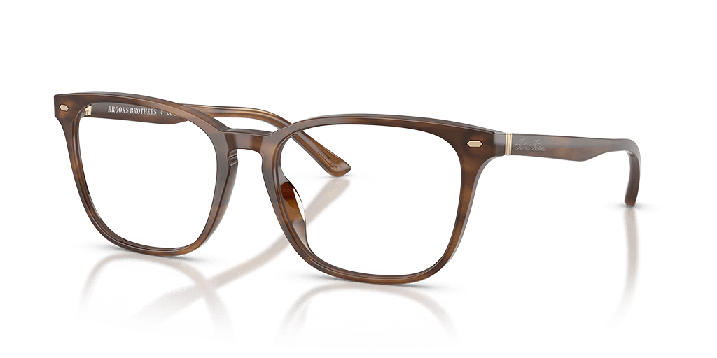 Brooks Brothers 0BB2076U férfi négyzet alakú és barna színű szemüveg