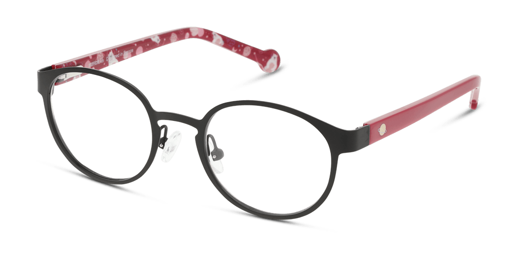 Unofficial UNOK0036 BV00 gyermek pantó alakú és fekete színű szemüveg