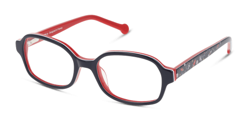 Unofficial UNOK0041 gyermek téglalap alakú és kék színű szemüveg