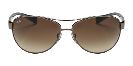 Ray-Ban RB3386 004/13 férfi pilóta alakú és fekete színű napszemüveg