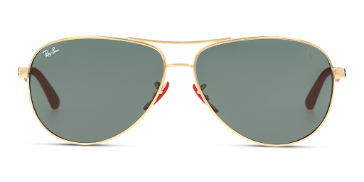 Ray-Ban 0RB8313M férfi pilóta alakú és arany színű napszemüveg
