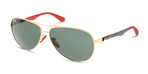 Ray-Ban 0RB8313M férfi pilóta alakú és arany színű napszemüveg
