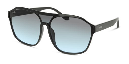 Unofficial UNSU0178 férfi négyzet alakú és fekete színű napszemüveg