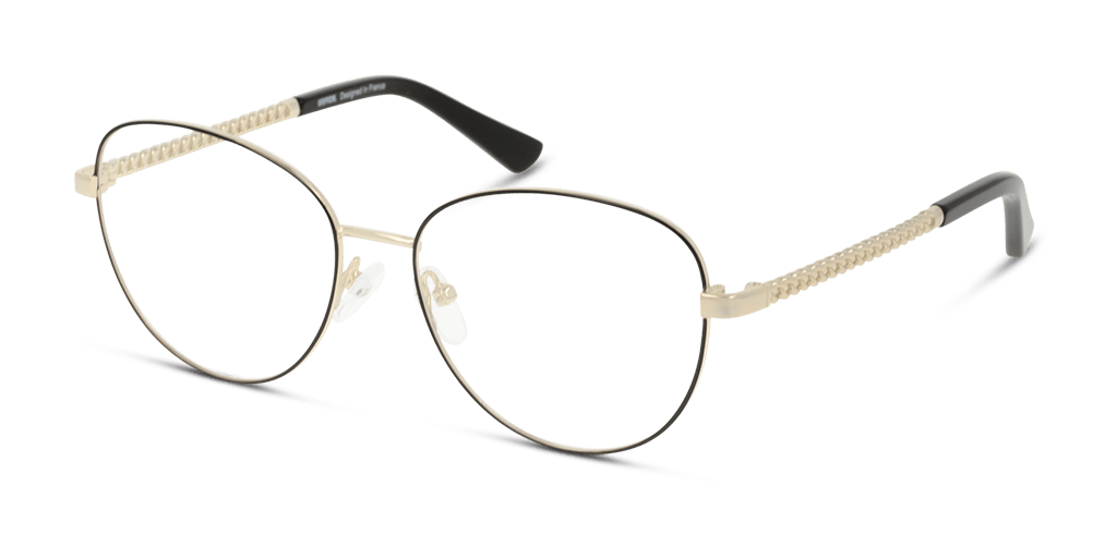 Unofficial UNOF0282 BD00 női macskaszem alakú és fekete színű szemüveg