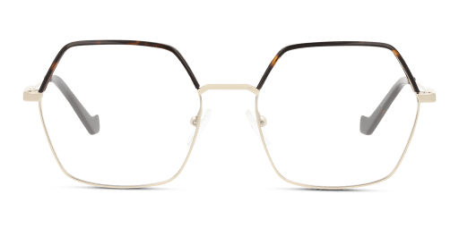 Unofficial UNOF0337 HD00 női hatszögletű alakú és arany színű szemüveg