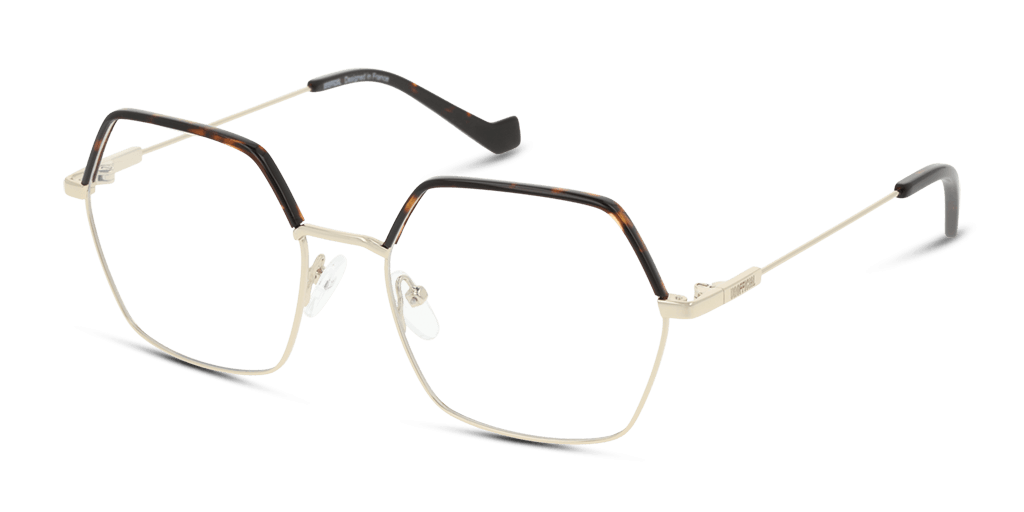 Unofficial UNOF0337 HD00 női hatszögletű alakú és arany színű szemüveg