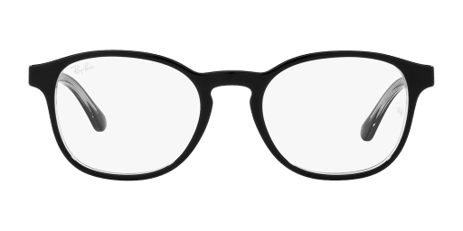 Ray-Ban 0RX5417 női pantó alakú és fekete színű szemüveg