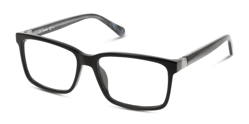 Fossil 7035 férfi téglalap alakú és fekete színű szemüveg
