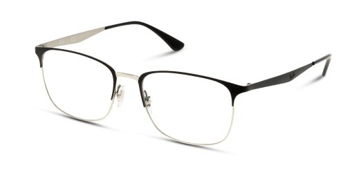 Ray-Ban 0RX6421 férfi téglalap alakú és fekete színű szemüveg