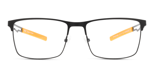 Unofficial UNOM0096 BB00 férfi téglalap alakú és fekete színű szemüveg