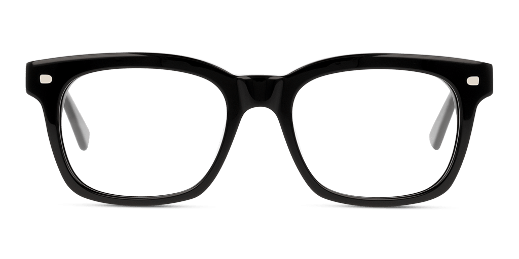 Unofficial UNOM0156 BB00 férfi négyzet alakú és fekete színű szemüveg