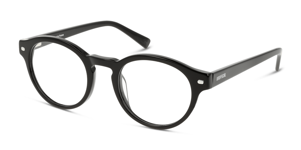 Unofficial UNOM0193 BB00 férfi pantó alakú és fekete színű szemüveg