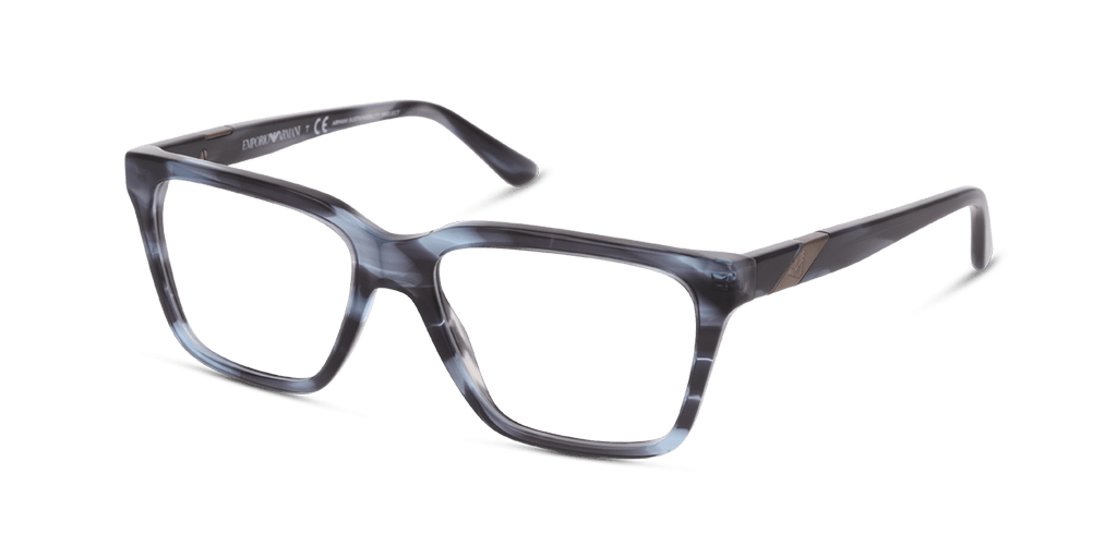 Emporio Armani EA3194 5310 férfi téglalap alakú és kék színű szemüveg