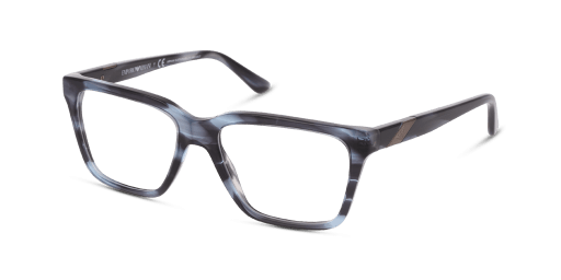 Emporio Armani EA3194 5310 férfi téglalap alakú és kék színű szemüveg