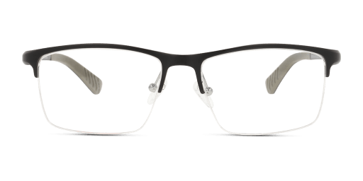 Unofficial UNOM0325 BB00 férfi téglalap alakú és fekete színű szemüveg