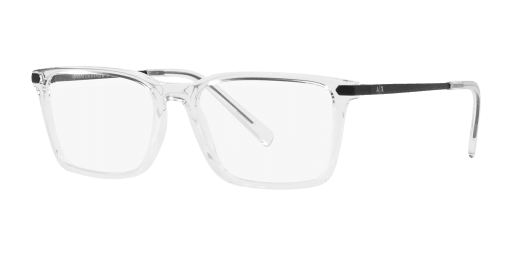 Armani Exchange AX3077 8333 férfi téglalap alakú és narancs színű szemüveg