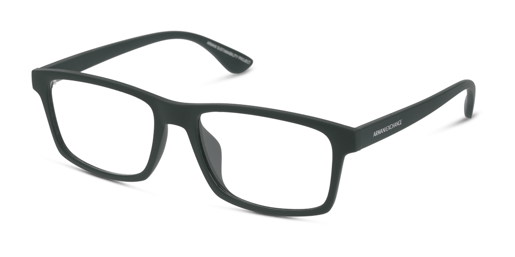 Armani Exchange 0AX3083U férfi téglalap alakú és zöld színű szemüveg
