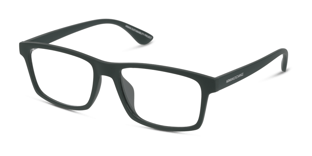 Armani Exchange AX3083U 8272 férfi téglalap alakú és zöld színű szemüveg