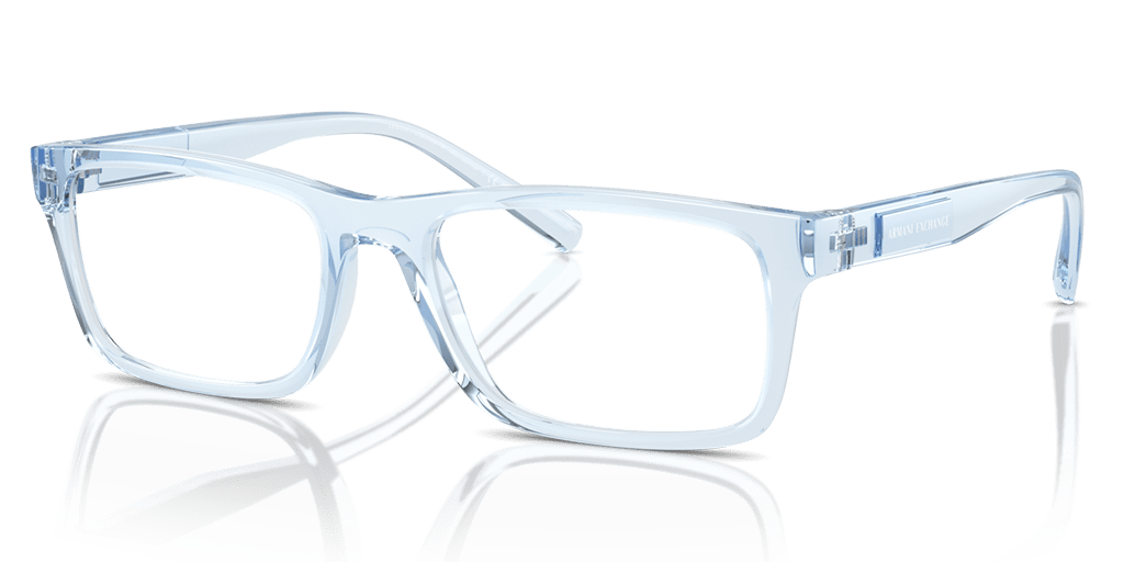 Armani Exchange AX3115 8345 férfi téglalap alakú és transzparens színű szemüveg