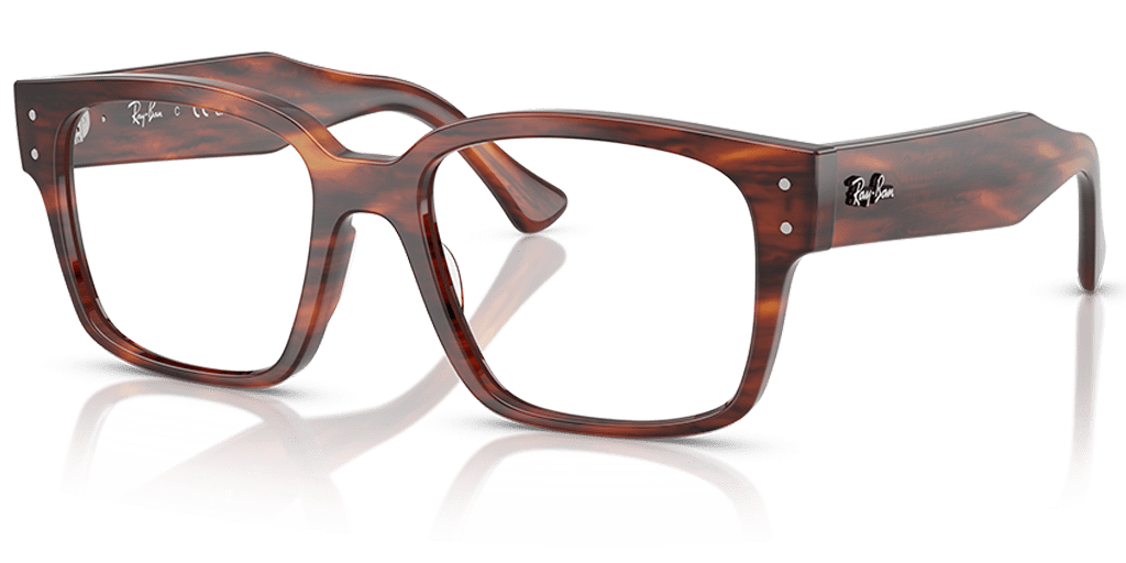 Ray-Ban 0RX7256 férfi négyzet alakú és havana színű szemüveg