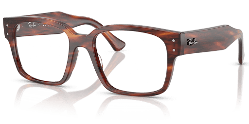Ray-Ban 0RX7256 férfi négyzet alakú és havana színű szemüveg