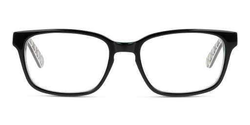 Unofficial UNOK5027 BB00 gyermek téglalap alakú és fekete színű szemüveg