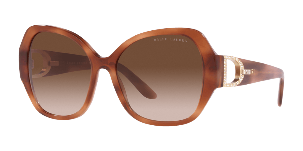 Ralph Lauren 0RL8202B női macskaszem alakú és havana színű napszemüveg
