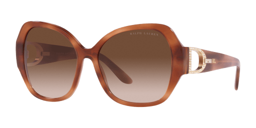 Ralph Lauren 0RL8202B női macskaszem alakú és havana színű napszemüveg