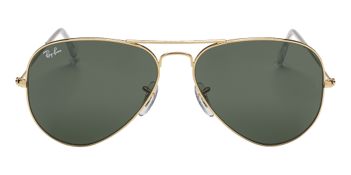 Ray-Ban Aviator Large Metal RB3025 L0205 férfi pilóta alakú és arany színű napszemüveg