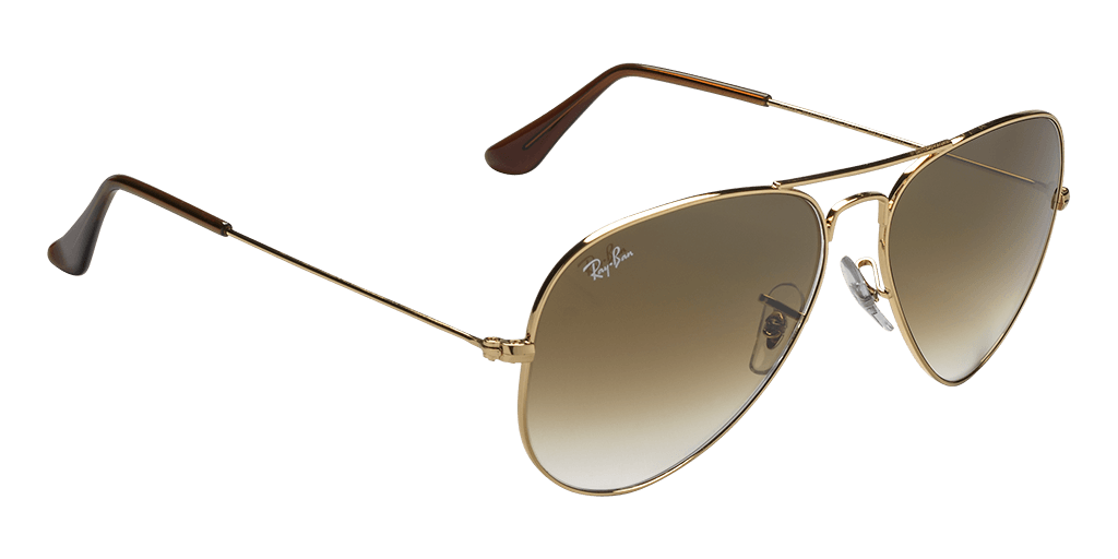 Ray-Ban Aviator Large Metal RB3025 001/51 férfi pilóta alakú és arany színű napszemüveg