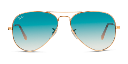 Ray-Ban 0RB3025 férfi pilóta alakú és arany színű napszemüveg