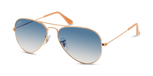 Ray-Ban 0RB3025 férfi pilóta alakú és arany színű napszemüveg