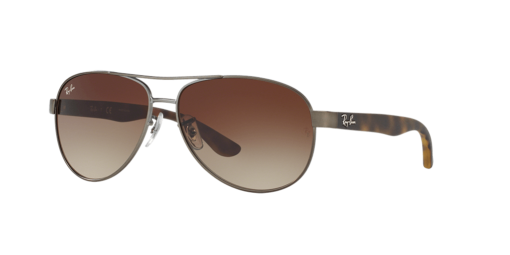 Ray-Ban RB3457 029/13 férfi pilóta alakú és ezüst színű napszemüveg